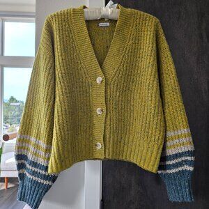 Smartwool Women's Cozy Lodge Cropped Cardigan Sweater size Medium